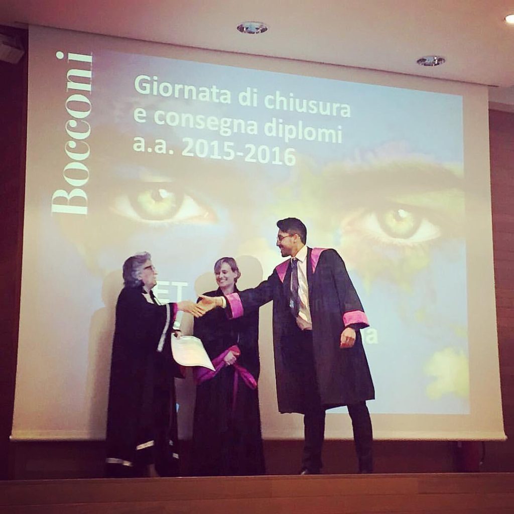 Driss El Faria agli inizi del percorso imprenditoriale a Vigevano, 2016